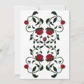 Gothic Pearls & Prosecco 'Till Death Vrijgezellenf Kaart (Achterkant)