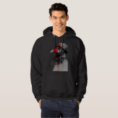 Gothic Pestdokter Trash Polka Hoodie (Voorkant volledig)