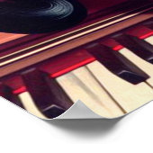 Gothic Piano Girl Poster (Hoek)