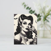  Gothic Pin-up Briefkaart (Staand voorkant)