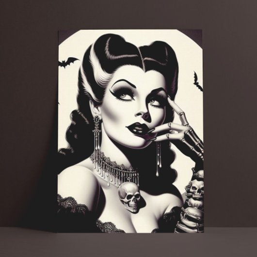  Gothic Pin-up Briefkaart