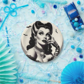  Gothic Pin-up Papieren Bordje (Feest)