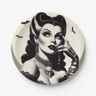 Gothic Pin-up Papieren Bordje