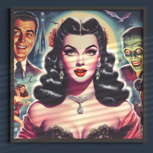  Gothic Pin-up Poster