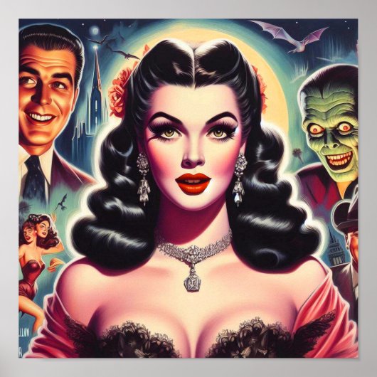  Gothic Pin-up Poster (Voorkant)