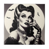  Gothic Pin-up Tegeltje (Voorkant)