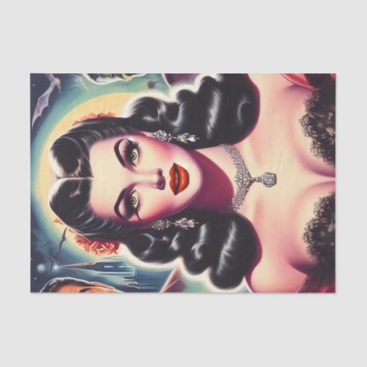  Gothic Pin-up Tissuepapier (Voorkant)