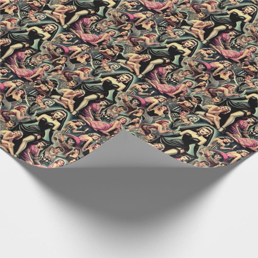  Gothic Pin-ups Cadeaupapier (Hoek)