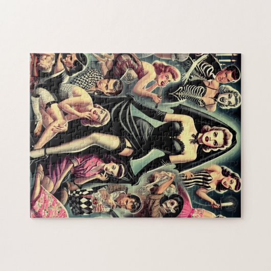  Gothic Pin-ups Legpuzzel (Horizontaal)