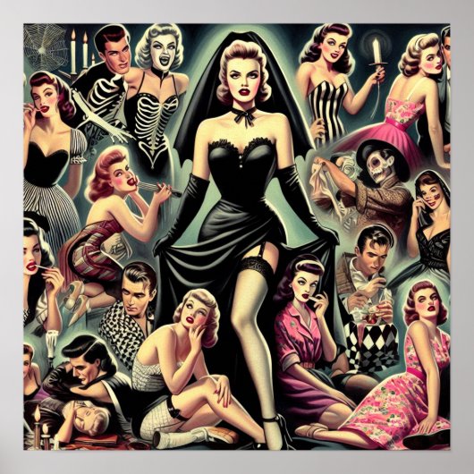 Gothic Pin-ups Poster (Voorkant)