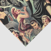 Gothic Pin-ups Tissuepapier (Detail)