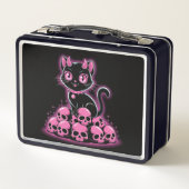 Gothic Pink Devil Cat (Achterkant)