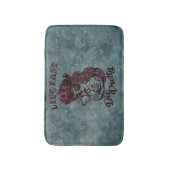 Gothic Pirate Skull Woman Live Fast Die  Badmat (Voorkant Verticaal)