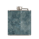 Gothic Pirate Skull Woman Live Fast Die  Heupfles (Achterkant)