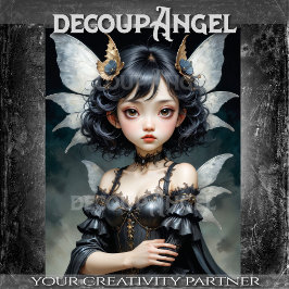 Gothic Pixie Dream Decoupage Tissuepapier