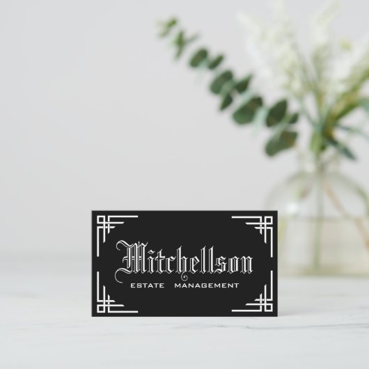 Gothic Pizzazz Visitekaartje (Staand voorkant)