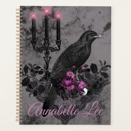 Gothic Planner Romantic Raven 2 (Voorkant)