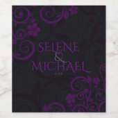 Gothic Plum,  Wijn Etiket (Enkel label)