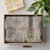 Gothic Poe Halloween Death & Ephemera Tissue Paper Tissuepapier (Geschenk)