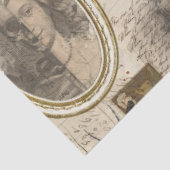 Gothic Poe Halloween Death & Ephemera Tissue Paper Tissuepapier (Detail)