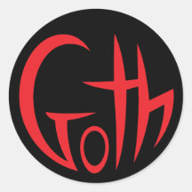 Gothic (Pointed Lettering) (rood)