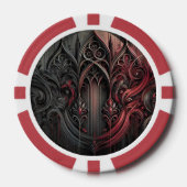 Gothic Poker Chip – Aangepast ontwerp (Voorkant)