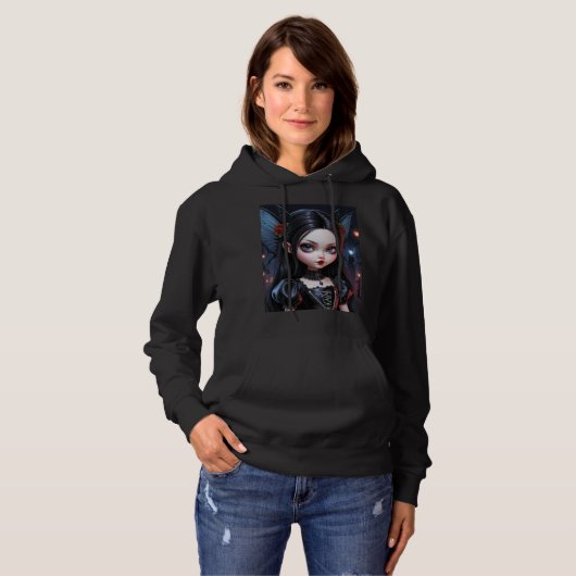 gothic pop fee hoodie (Voorkant volledig)