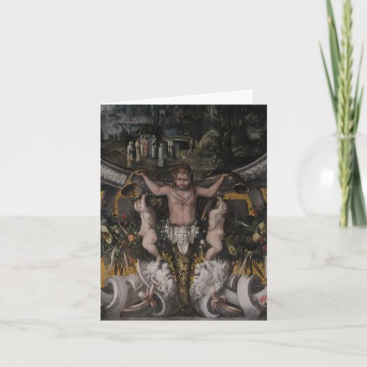 Gothic Pose ~ Groet & Opmerking Kaart (Voorkant)