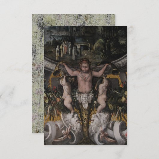 Gothic Pose - Uitnodigingen (Voorkant / Achterkant)