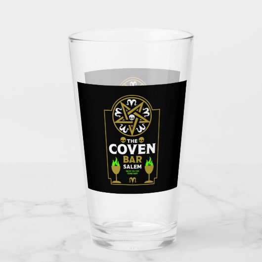 Gothic Post Punk Halloween Glas (Voorkant)