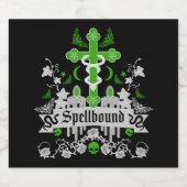 Gothic Post Punk Mode Accessoires Bier Etiket (Enkel label)