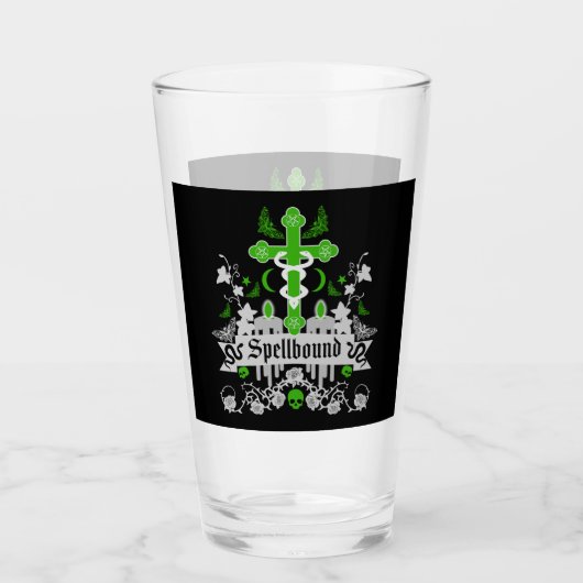 Gothic Post Punk Mode Accessoires Glas (Voorkant)