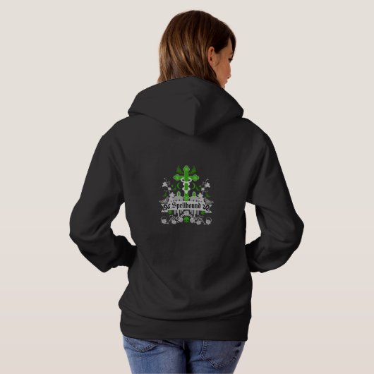 Gothic Post Punk Mode Accessoires Hoodie (Achterkant volledig)