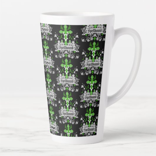 Gothic Post Punk Mode Accessoires Latte Mok (Rechts)