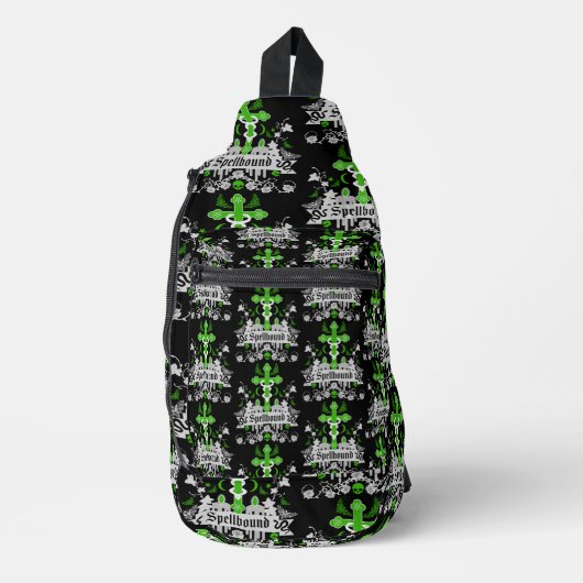 Gothic Post Punk Mode Accessoires Sling Bag (Voorkant)