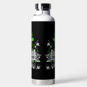 Gothic Post Punk Mode Accessoires Waterfles (Rechts)