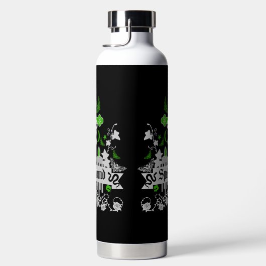 Gothic Post Punk Mode Accessoires Waterfles (Rechts)