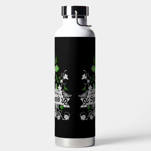 Gothic Post Punk Mode Accessoires Waterfles (Links)