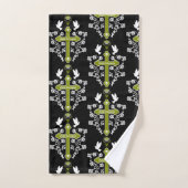 Gothic Post Punk Mode Bad Handdoek (Handdoek)