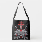 Gothic Post Punk Mode Crossbody Tas (Achterkant)