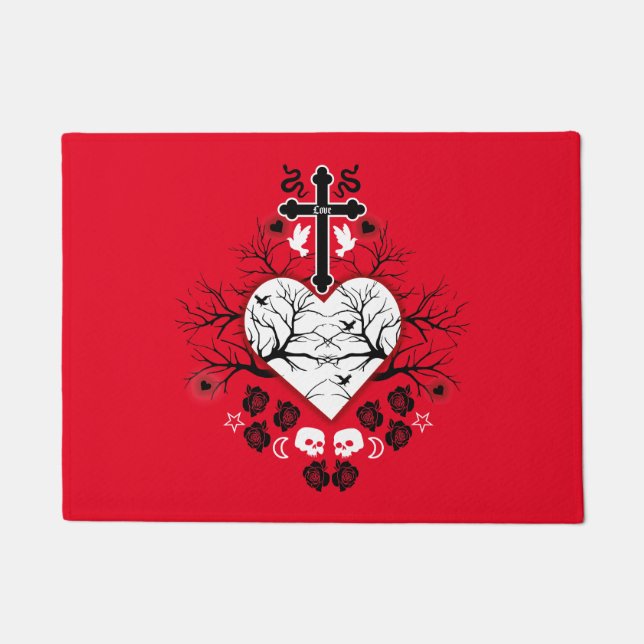 Gothic Post Punk Mode Deurmat (Voorkant)