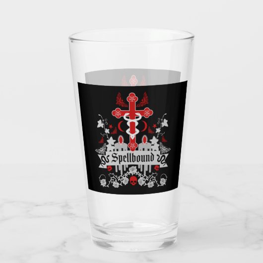 Gothic Post Punk Mode Glas (Achterkant)