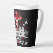 Gothic Post Punk Mode Latte Mok (Rechterhoek)