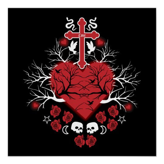 Gothic Post Punk Mode Perfect Poster (Voorkant)