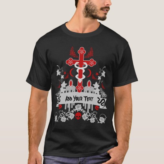 Gothic Post Punk Mode T-shirt (Voorkant)