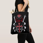 Gothic Post Punk Mode Tote Bag (Dichtbij)