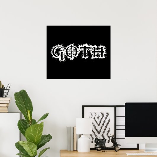 Gothic Poster (Thuiskantoor)