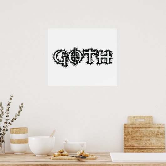 Gothic Poster (Keuken)