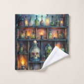Gothic Potion Bottles – Dark Apothecary Bad Handdoek (Wasdoekje)