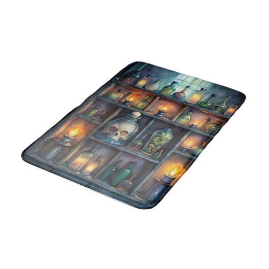 Gothic Potion Bottles – Dark Apothecary Badmat (Gekanteld)